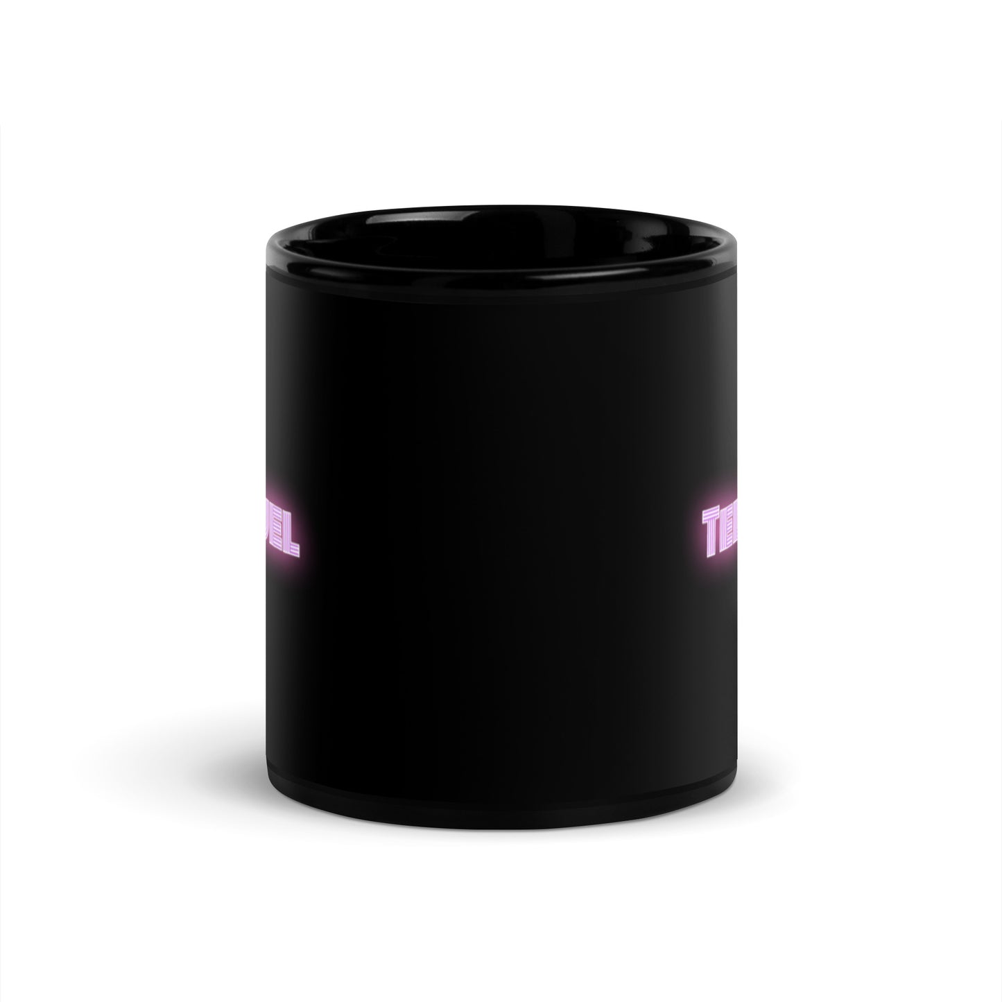 Black TelQuel Glossy Mug