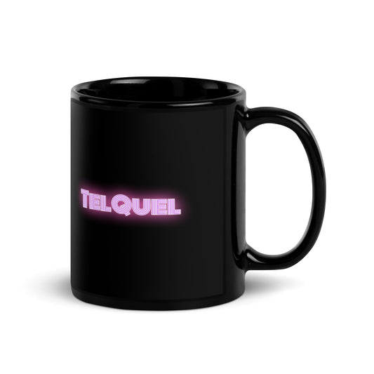 Black TelQuel Glossy Mug