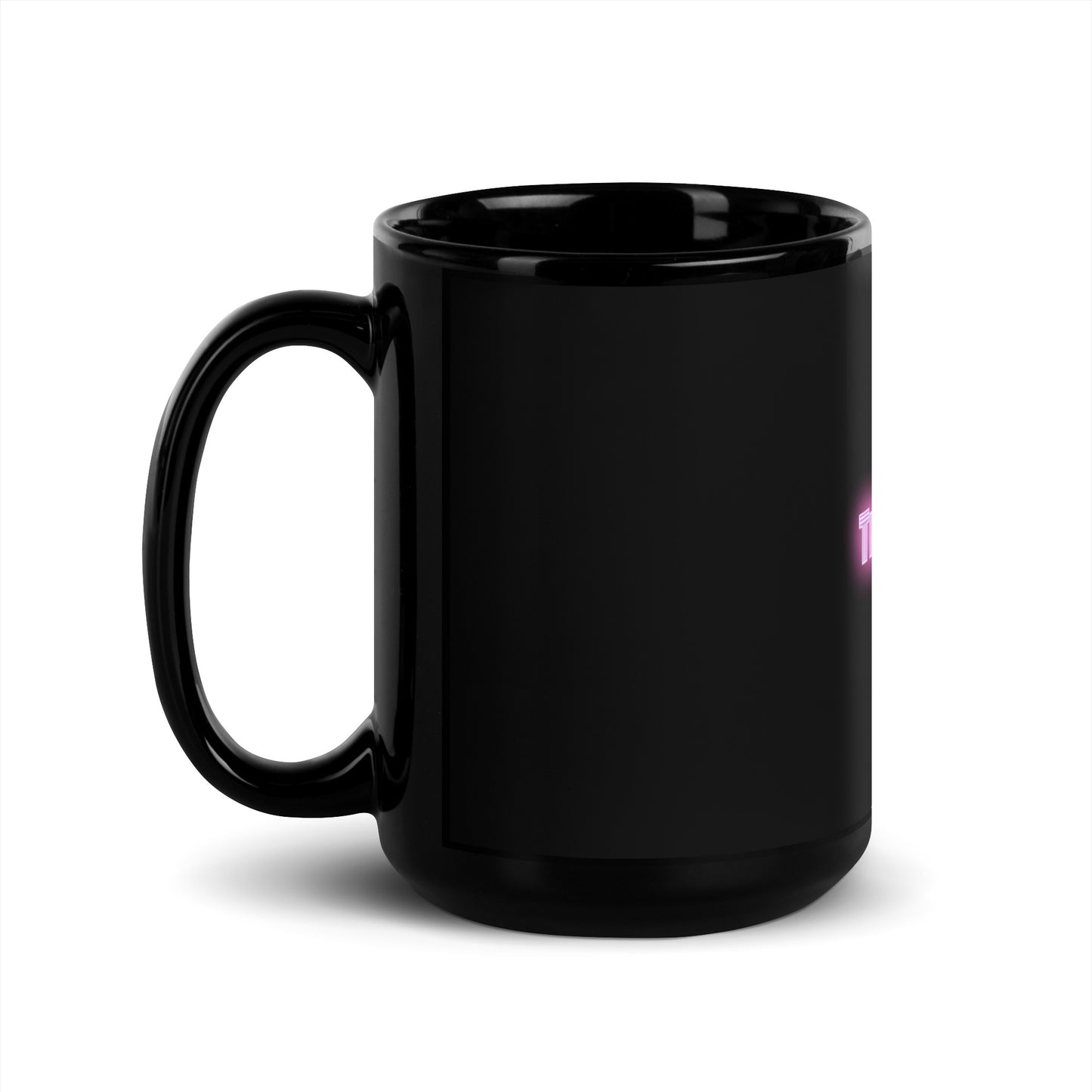 Black TelQuel Glossy Mug