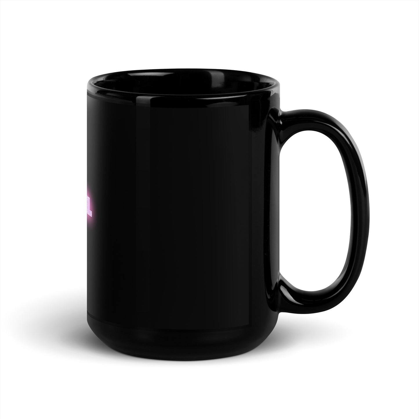 Black TelQuel Glossy Mug